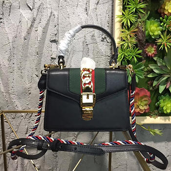 Gucci sylvie leather bag 2520 20cm x8cmx 14cm