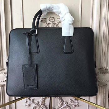 Prada leather briefcase 4323 36cmx4cmx27.5cm