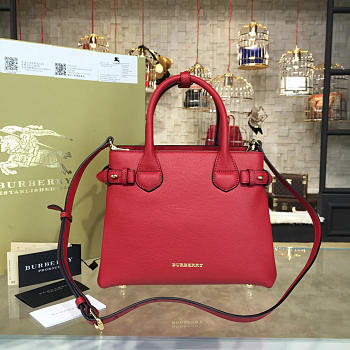 Burberry red shoulder bag 27cm x 11.5cm x 22cm