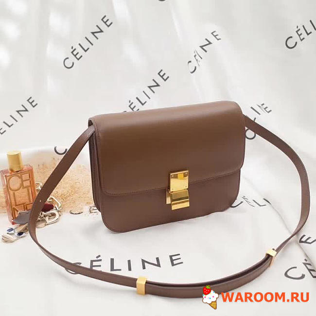 Celine leather classic box z1138 24cm x 7cmx 19cm  - 1