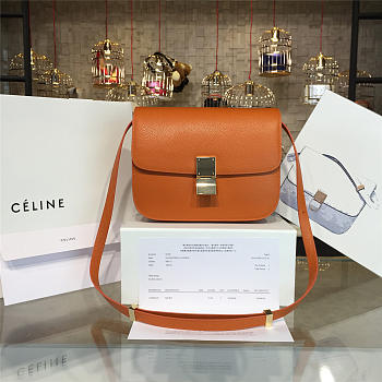 Celine leather classic box z1156  23.5cm x 8cmx 18.5cm