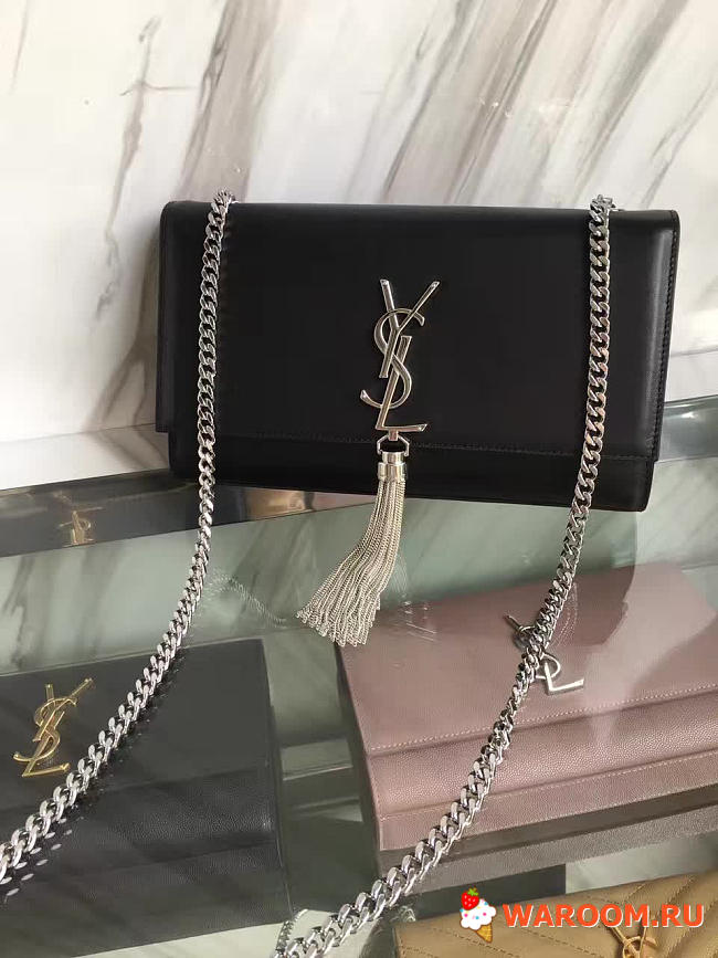 Ysl medium kate bag with leather tassel 5047  24cm x 14cm x 4.5cm - 1