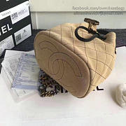 Chanel calf leather mini bucket bag  - 2