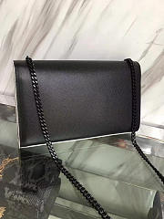 Ysl monogram kate in grain de poudre embossed leather 5008  24cm x 14.5cm x 5.5cm - 6
