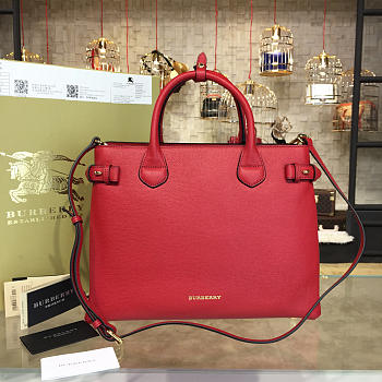 Burberry red shoulder bag 35cm x 15cm x 26cm 