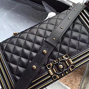 Chanel new original single bag black 25cm - 5