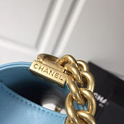 Chanel sheepskin classic rhombic hot mom explosion blue a67086 25CM - 6