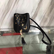 Ysl moon & star blk leather bucket bag 4813 16.5cm x 15cm x 10 cm - 1