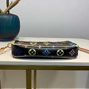 LV fashion exquisite handbag black 21*13*5CM - 5