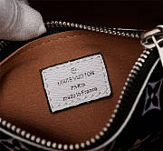 LV trendy bucket bag m44021 brown red and dark blue - 4