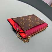 Lv zipper clip monogram canvas 03 13.0x 7.5x 0.4 cm - 3