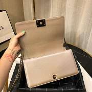 Chanel leboy 2019 pearlescent chain shoulderbag 67086 - 2