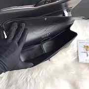 Chanel Flap Bag Lambskin Leather black A1113 30cm - 3