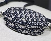 Dior oblique round bag 15.5*4cm - 3