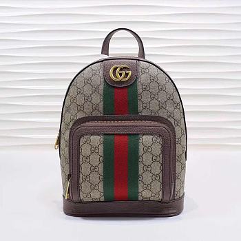 Gucci ophidia gg supreme canvas backpack 11 x 8.5 x 6 cm