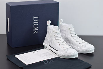Dior high sneakers white