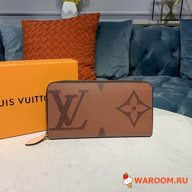Lv m67687 zippy giant monogram reverse wallet_19.5x2.5x10.5cm - 1