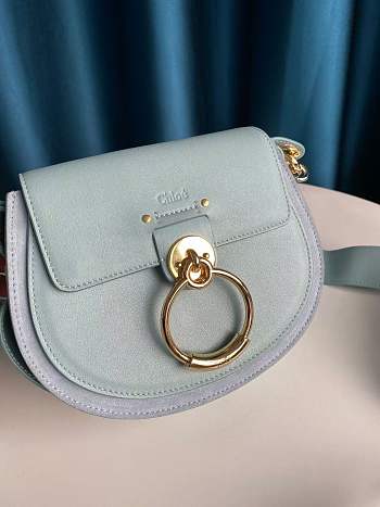 Chloe leather nile light blue 19.5cm x 6.5cm x 16cm