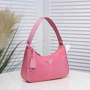 PRADA Re-Edition 2000 Nylon Mini Bag Pink 1NE515 17 x 6 x 22 cm - 1