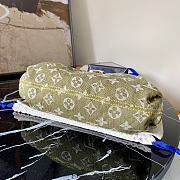 LV denim small satchel m95050 green 26*15*9cm - 2
