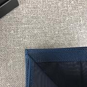 PRADA SMALL Saffiano Leather Wallet Royal Blue 1MV204 11.2 x 8.5 cm - 4