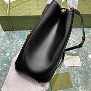 Gucci Jackie 1961 medium tote bag in black leather 649016 30 × 24 × 12 cm - 4