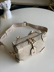 LOUIS VUITTON PETITE MALLE SOUPLE CREAM M45394 20×8×14cm - 6