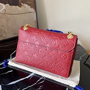 LOUIS VUITTON Vavin BB Monogram Empreinte Leather Scarlet M44554 21 x 15 x 8 cm - 3