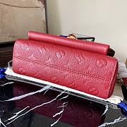 LOUIS VUITTON Vavin BB Monogram Empreinte Leather Scarlet M44554 21 x 15 x 8 cm - 5