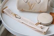 LOUIS VUITTON Papillon BB Monogram Empreinte leather in Cream M45708 20 x 10 x 10 cm - 3