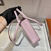 PRADA Small Brushed Leather Tote Alabaster Pink 1BA331 15 x 17.5 x 5 cm - 3