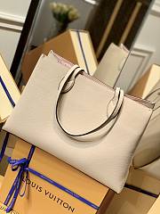LOUIS VUITTON LOCKME SHOPPER Leather Greige M57346 42.0 x 28.0 x 15.0 cm  - 5