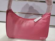 PRADA Re-Edition 2000 Nylon Mini Bag Pink 1NE515 17 x 6 x 22 cm - 4