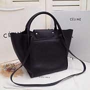 CELINE Big Bag With Long Strap In Supple Grained Calfskin Black 189313A4U 24 x 26 x 22 cm - 3