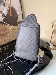LOUIS VUITTON AVENUE SLING BAG Damier Graphitte N41719 20 x 10 x 31 cm - 3