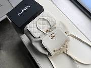 CHANEL Business Affinity Backpack White Leather A93748 25 x 24 x 17 cm - 5