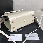 YSL UPTOWN SMALL TOTE IN GRAIN DE POUDRE EMBOSSED LEATHER 5612031KA0J9207 23 x 23 x 11cm - 4
