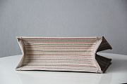 DIOR SMALL DIOR BOOK TOTE Multicolor Stripes Embroidery M1296 36.5 x 28 x 16 cm - 4