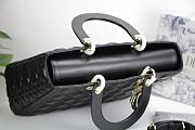 DIOR LARGE LADY DIOR BAG Cannage Lambskin Black M0566ONGE 32 x 25 x 11 cm  - 4