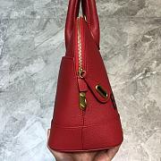 BALENCIAGA WOMEN'S VILLE SMALL TOP HANDLE BAG IN Red 5506451IZ1M 26 x 12 x 22 cm - 4