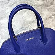 BALENCIAGA WOMEN'S VILLE SMALL TOP HANDLE BAG IN Navy 5506451IZ1M 26 x 12 x 22 cm - 3