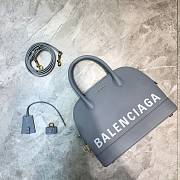 BALENCIAGA WOMEN'S VILLE SMALL TOP HANDLE BAG IN Grey 5506451IZ1M 26 x 12 x 22 cm - 1