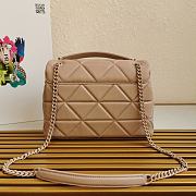 PRADA Large Nappa Leather Prada Spectrum Bag Powder Beige 1BD231 27 × 18.5 × 9 cm - 4
