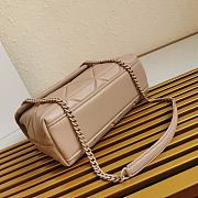 PRADA Large Nappa Leather Prada Spectrum Bag Powder Beige 1BD231 27 × 18.5 × 9 cm - 5