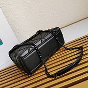 PRADA Large Nappa Leather Prada Spectrum Bag Black 1BD231 27 × 18.5 × 9 cm - 2