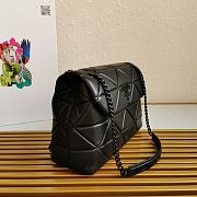 PRADA Large Nappa Leather Prada Spectrum Bag Black 1BD231 27 × 18.5 × 9 cm - 3