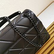 PRADA Large Nappa Leather Prada Spectrum Bag Black 1BD231 27 × 18.5 × 9 cm - 4