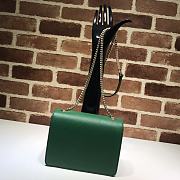 GUCCI Marmont Icon GG Interlocking Small Green 510304 20 x 15 x 7.5 cm - 2