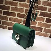 GUCCI Marmont Icon GG Interlocking Small Green 510304 20 x 15 x 7.5 cm - 5