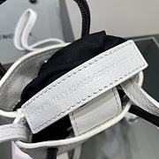 BALENCIAGA SHOPPING PHONE HOLDER IN WHITE 5938260 12 x 4.5 x 18 cm - 6